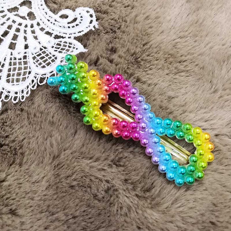 Kẹp Tóc Ngọc Trai Giả Bằng Hợp Kim Phong Cách Hàn Quốc Cho Nữ