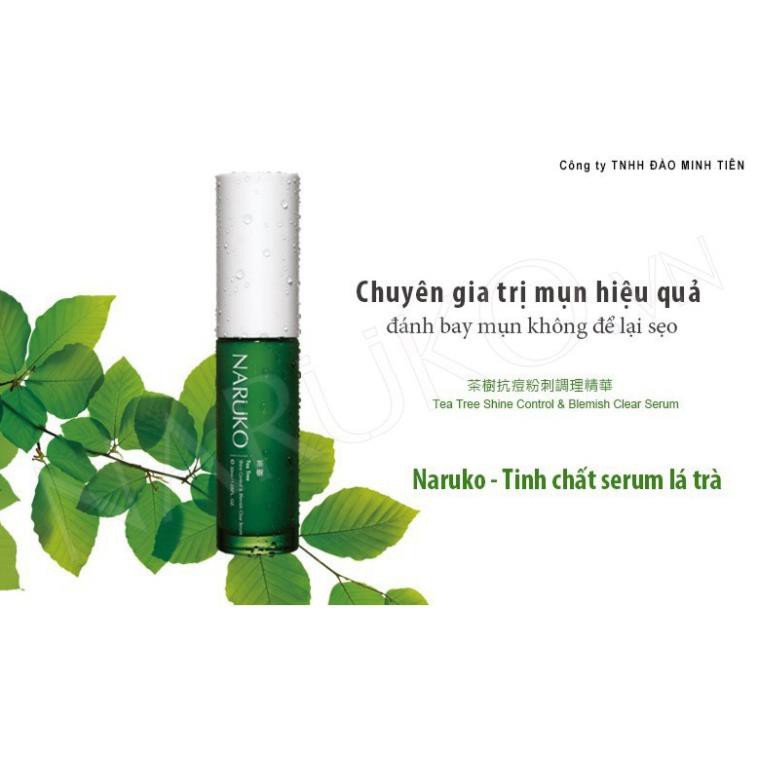 Tinh chất ngăn ngừa mụn, kiểm soát dầu và giảm thâm mụn Naruko trà tràm Tea Tree Blemish Clear Serum 30ml