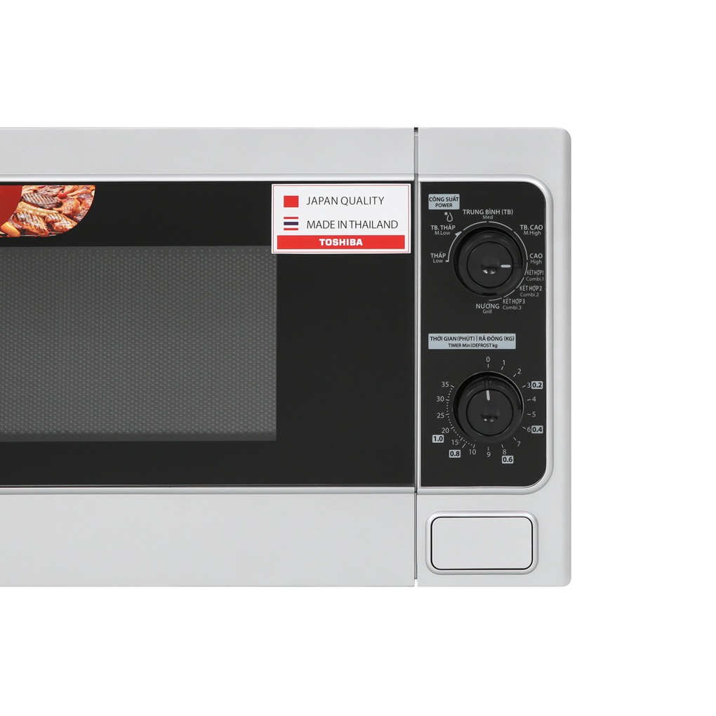 Lò vi sóng có nướng 20 lít Toshiba ER-SGM20(S1)VN - Chính hãng sản xuất tại Thái Lan