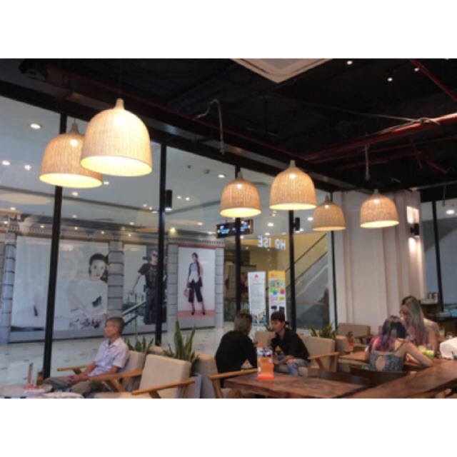 Đèn mây tre đan đèn thả quán cà phê  D380 mm CAM KẾT CHẤT LƯỢNG SẢN PHẨM VÀ DỊCH VỤ TỐT NHẤT: