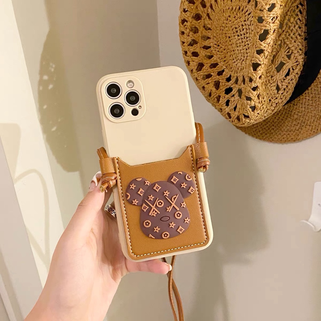 Ốp Điện Thoại Mềm Hình Gấu Nâu Hoạt Hình Cho Iphone 13 promax 12 pro max 11 pro max xs max 14pro max 14plus xr x 7 8 plus