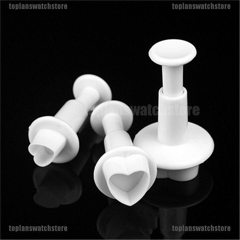 Set 3 Khuôn Làm Bánh Kẹo Hình Trái Tim