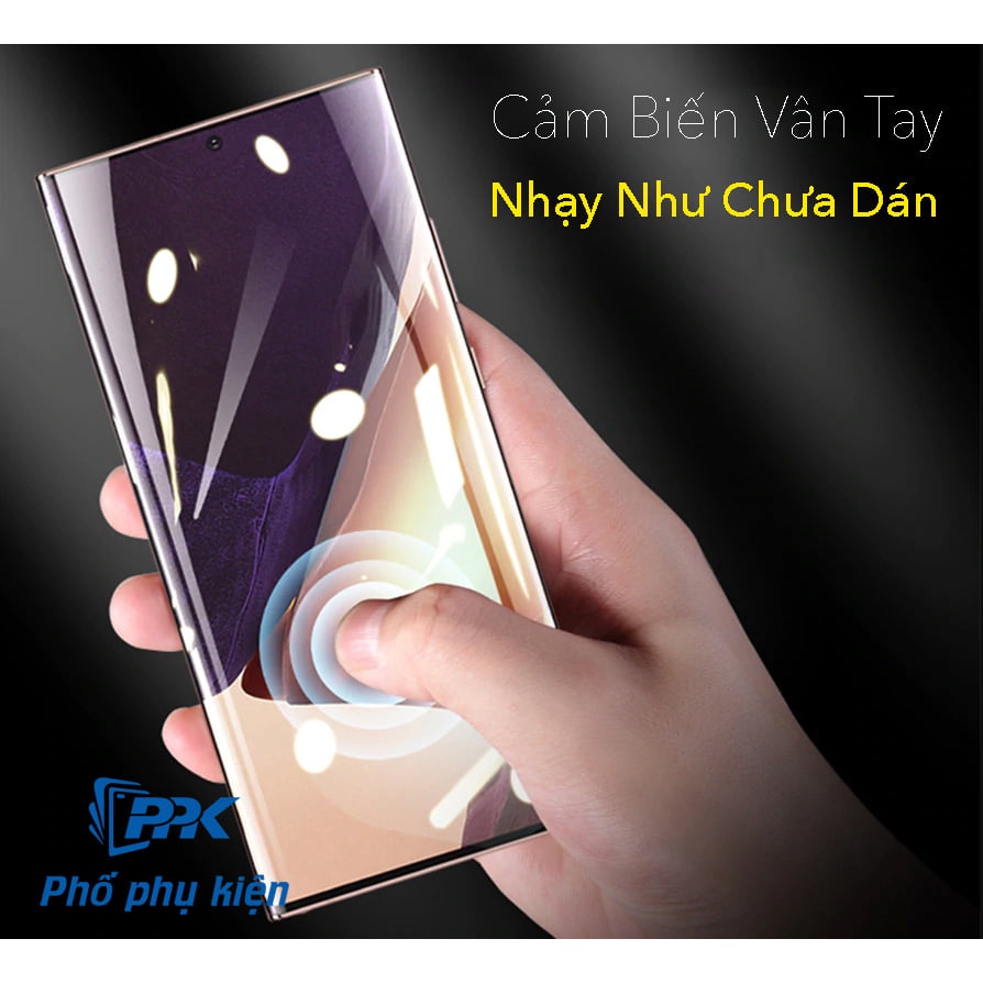 Bộ dán cường lực dẻo full máy dán đẹp như không dán dành cho Note 20 Note 20 Ultra