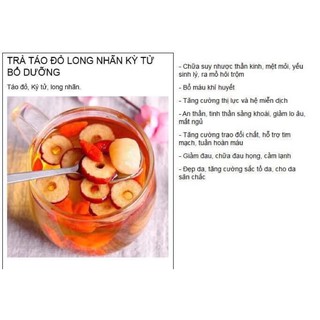 Set 10 gói Long nhãn táo đỏ kỷ tử