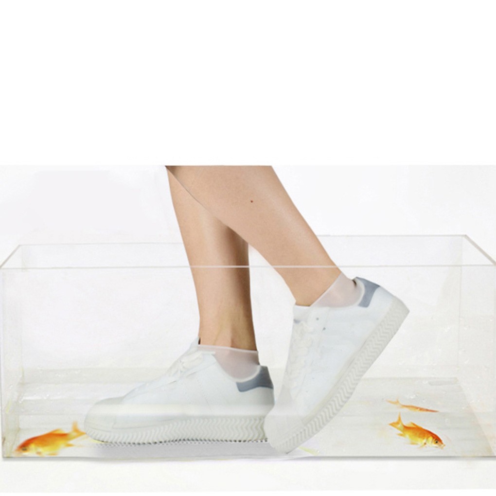 Vỏ bọc giày bằng silicon chống trượt bảo vệ đi trời mưa