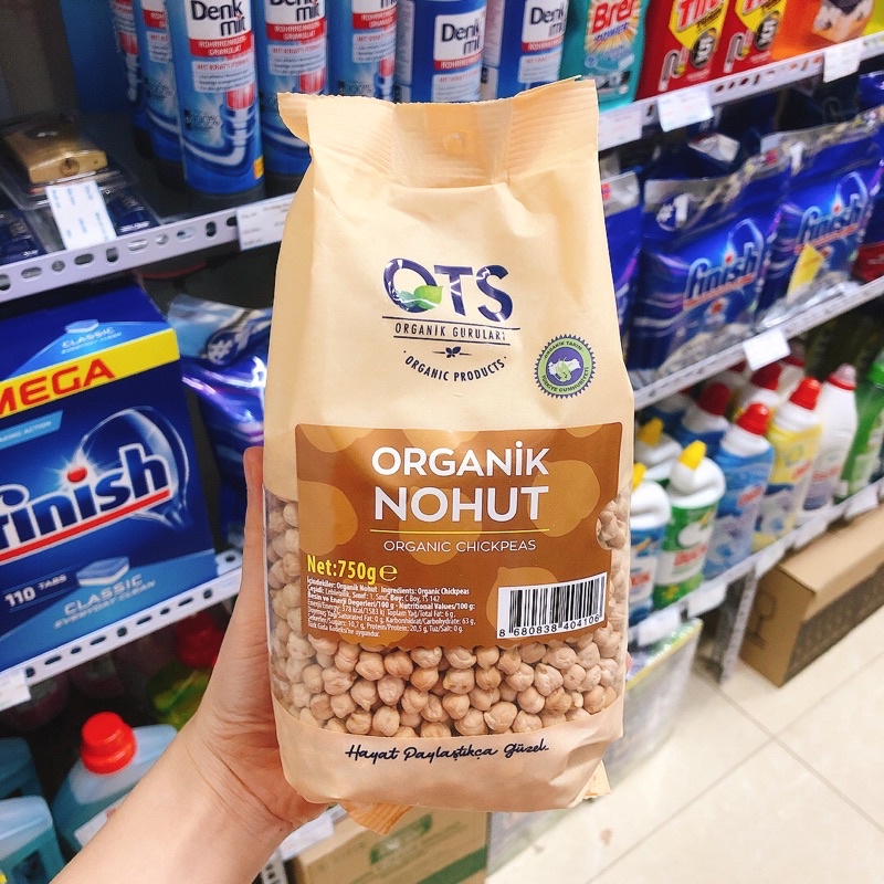 Đậu Gà Hữu Cơ OTS organic Nohut 750g