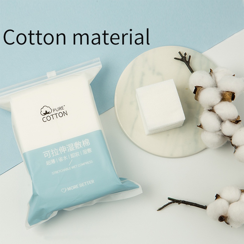 Túi 200 khăn giấy PFFEE chất cotton lau mặt sạch sẽ tiện dụng