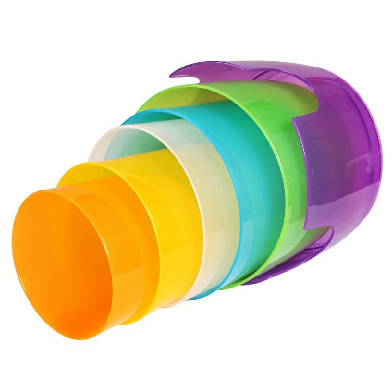 Đồ chơi giao dục đầu đời, phát triển tư duy logic và giác quan - Tháp cốc xếp chồng bằng nhựa winfun  0737