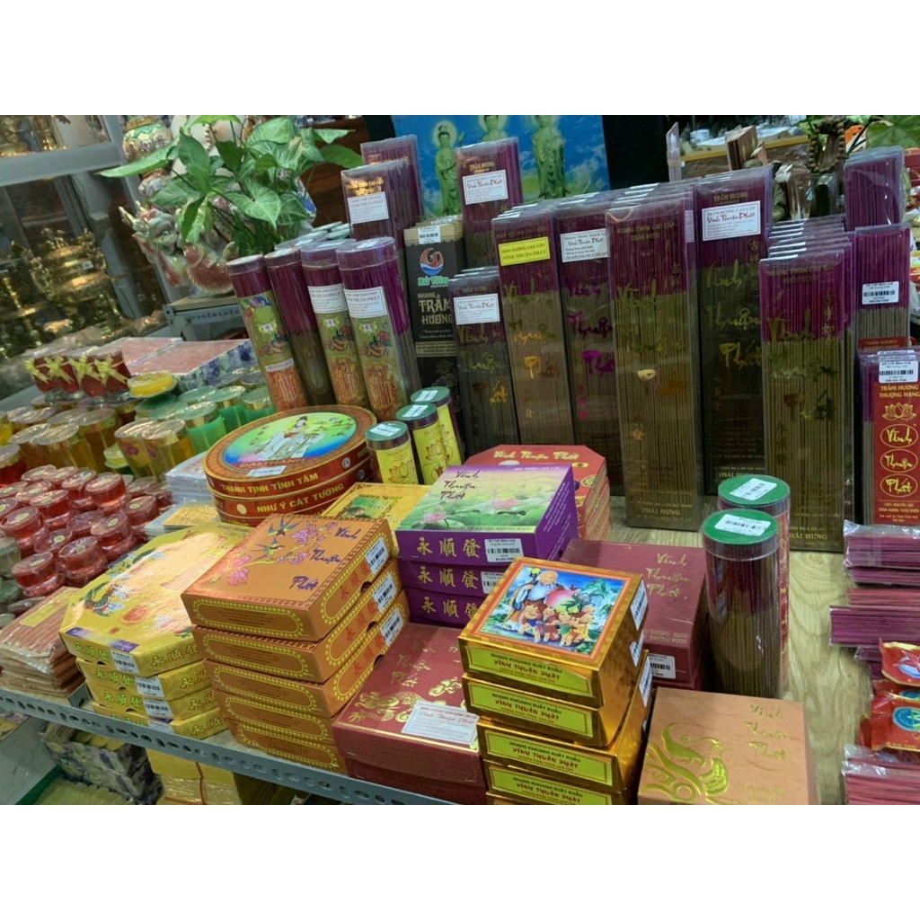 Đĩa thắp hương vòng - Tặng kèm 1 hộp Nhang vòng thảo dược 24h Vĩnh Thuận Phát