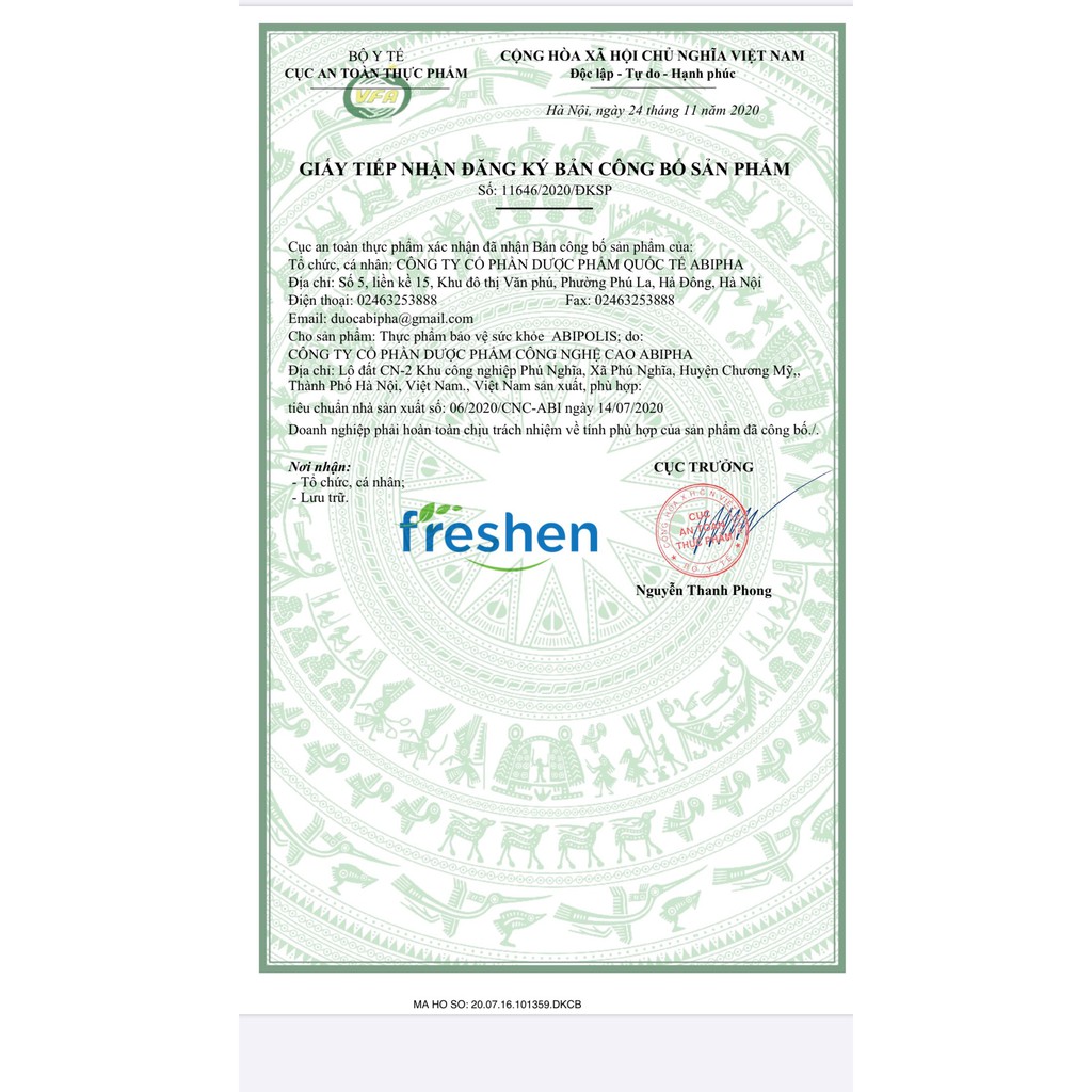 Xịt họng Abipolis – Keo ong kháng khuẩn, giảm ho, chống viêm