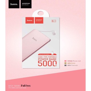 Pin dự phòng HOCO B13 5000mAH siêu mỏng