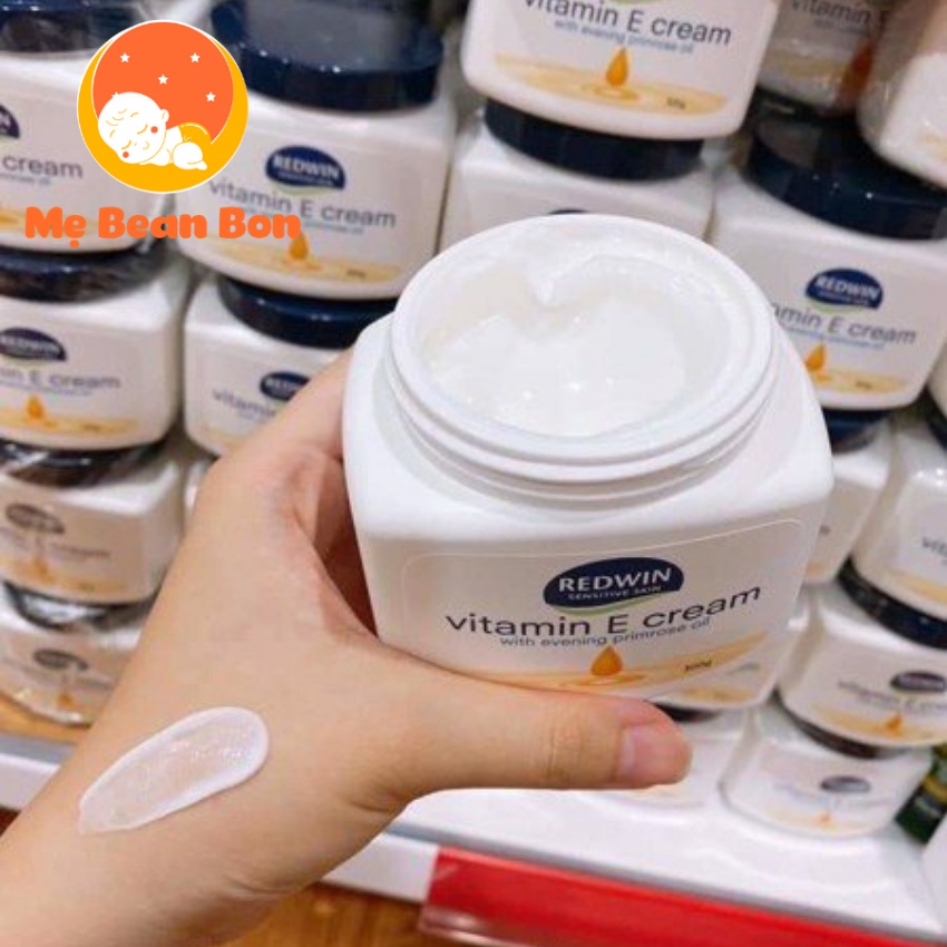 Kem dưỡng ẩm da trắng da cao cấp REDWIN Vitamin E Cream 300g Úc làm mềm làn da giúp khóa độ ẩm sâu trong da mịn màng