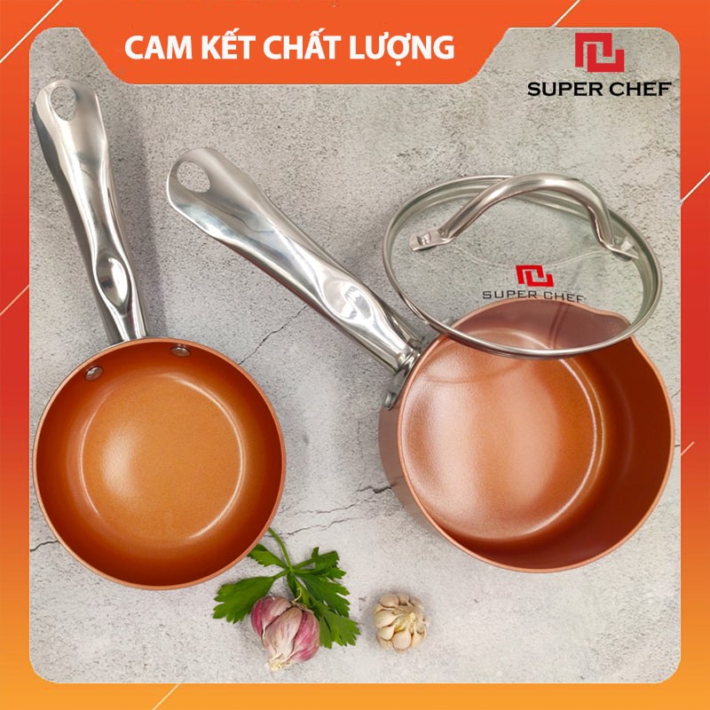 Bộ Nồi Chảo Chống Dính Ceramic Super Chef Cao Cấp, Siêu Bền