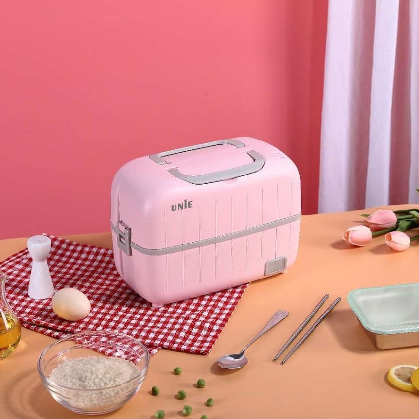 Hộp Cơm Cắm Điện Văn Phòng Cao Cấp Unie UV, 300W, Inox 304, Nấu Cơm Nhanh Chóng