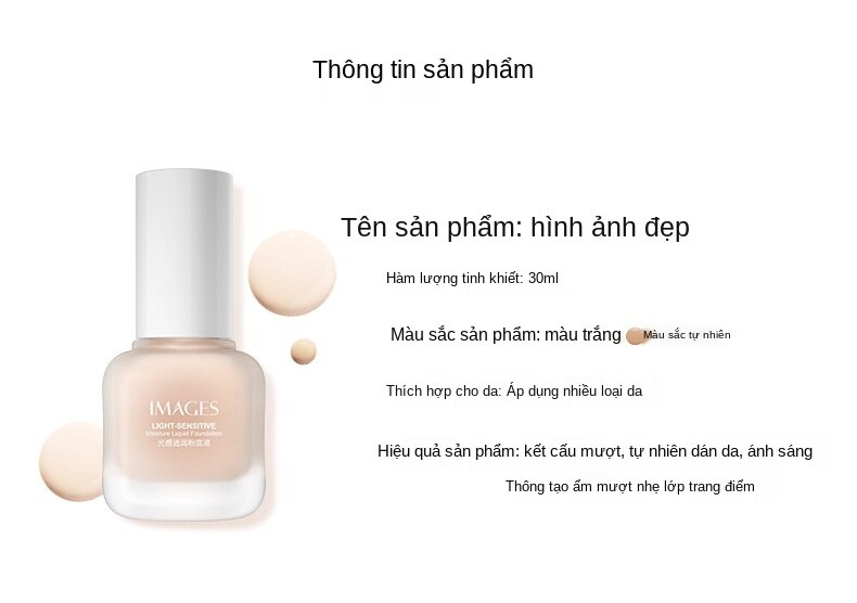 (Hàng Mới Về) Kem Nền Dạng Lỏng Images Che Khuyết Điểm Kiềm Dầu Chống Thấm Nước | BigBuy360 - bigbuy360.vn