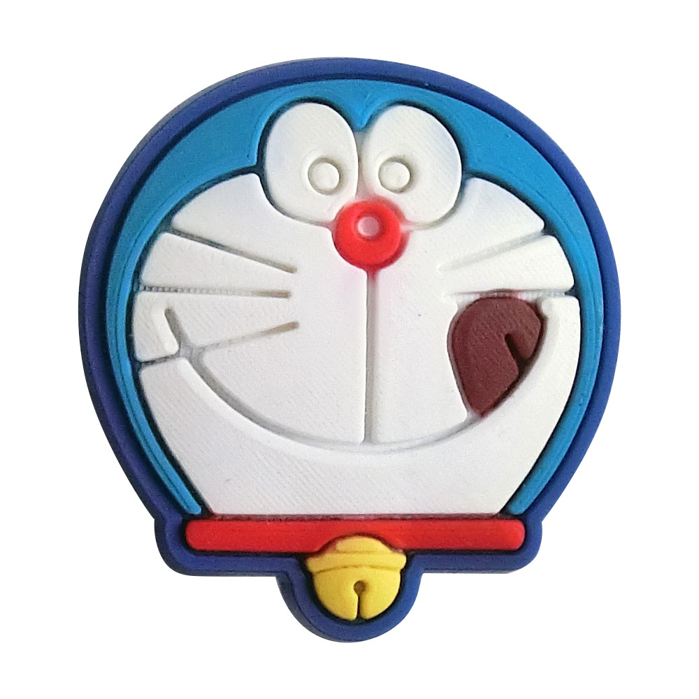 Nút PVC cao su hình doraemon trang trí giày crocs Jibbitz