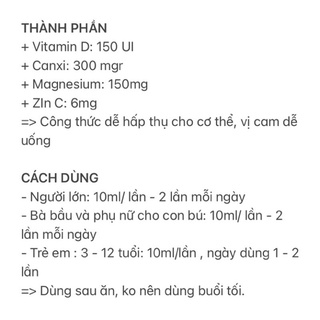 Canxi osteocare nước đủn cao
