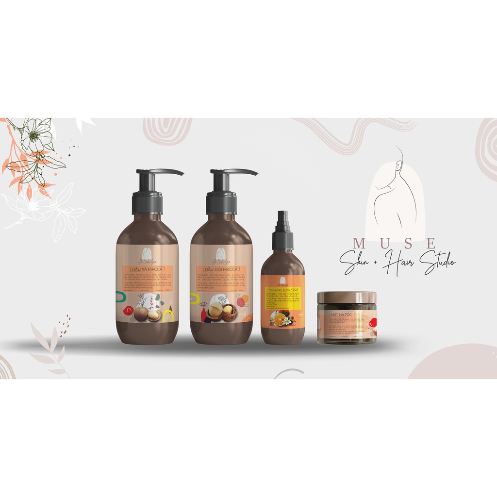 COMBO ĐẦY ĐỦ CÁC SẢN PHẨM DƯỠNG TÓC - MUSE