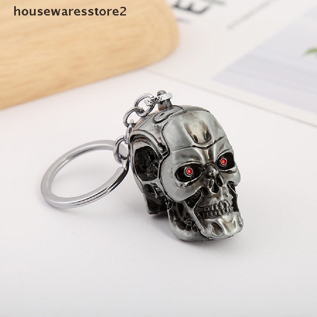 [housewaresstore2] Móc Khóa Hình Đầu Lâu Kẻ Hủy Diệt Cổ Điển Thời Trang Trang Trí Xe Hơi