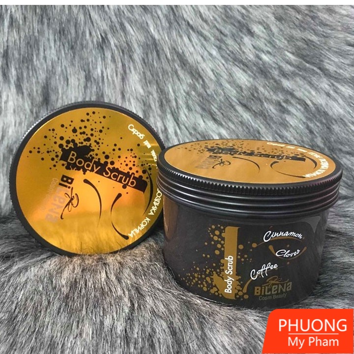 Tẩy Da Chết Quế Hồi Cà Phê Bilena Nga 250g