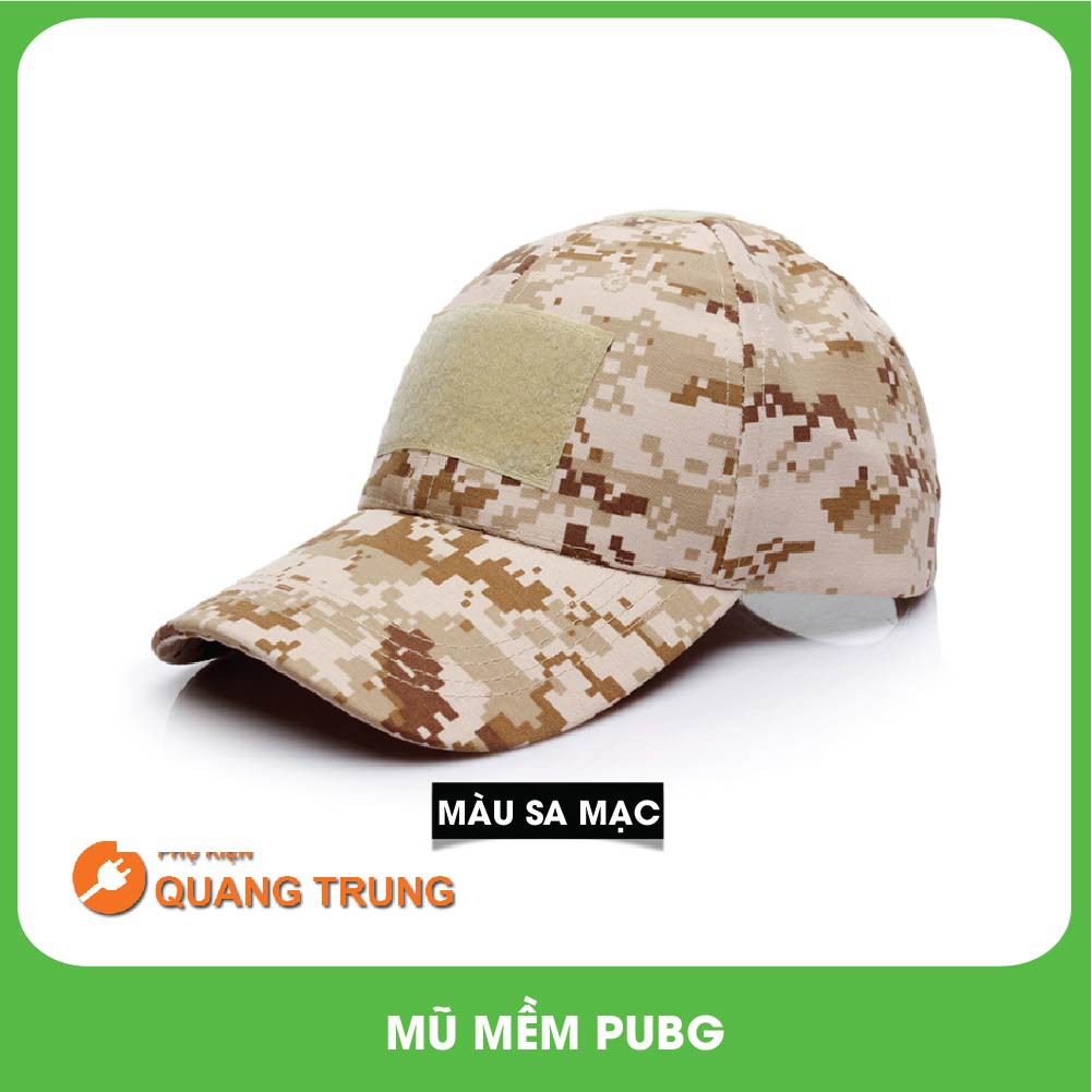 Mũ mềm PUBG -Đẹp,chất (Mũ chưa bao gồm logo)