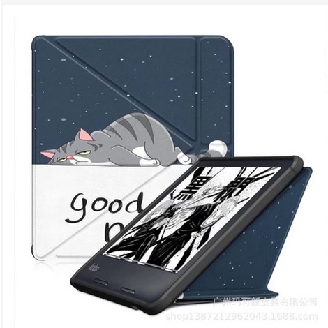 Bao Da Máy Đọc Sách Kobo Sage 8 inch Tiện Dụng Nắp Gập Để Bàn - Xaha Store