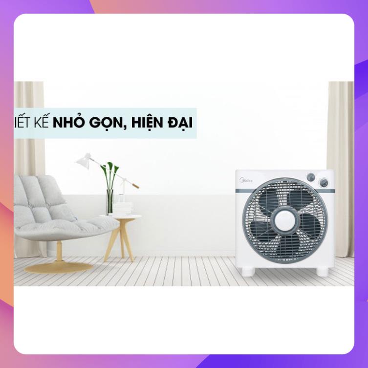 Quạt hộp điện để bàn tản , Quạt tản hộp Midea KYT30-15A / KYT30-21MA /  KYT25-22MW / KYT25-15A  tiết kiệm điện