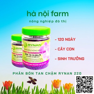 Phân bón thông minh, Tan chậm Rynan 220. lọ (150g)