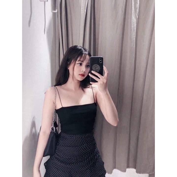 Áo 2 dây bún nhiều màu sắc tiện lợi dễ mặc