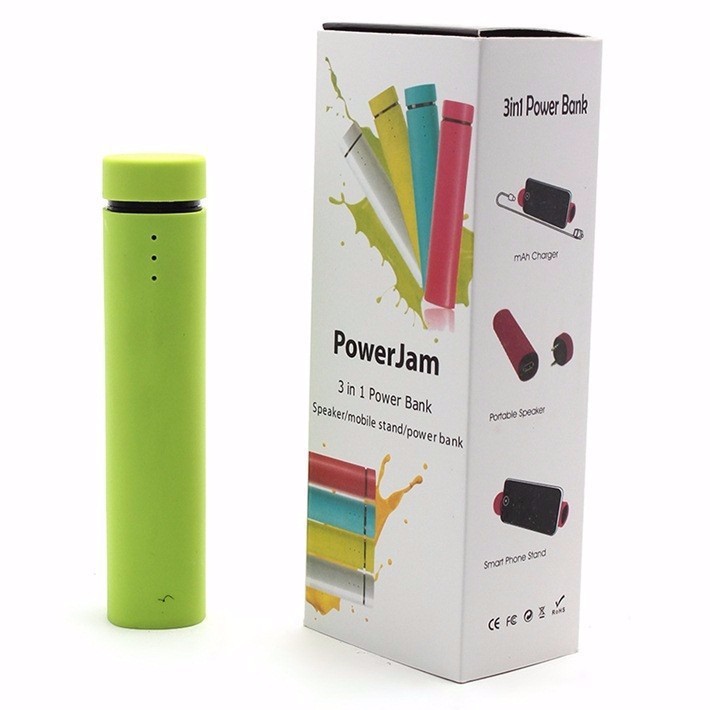 Loa kiêm sạc dự phòng 4.000mAh Power Jam đủ màu sắc