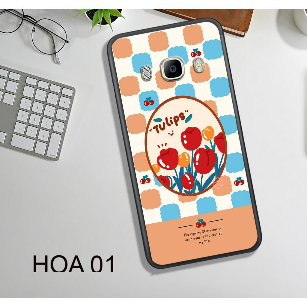 Ốp Lưng  Samsung J3 2016 - J5 2016 - J7 2016 - J7 2015, In Hình HOA, Màu Sắc Bắt Mắt.