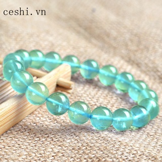 Brazilian natural blue fluorite bracelet 3A cool and beautiful summer