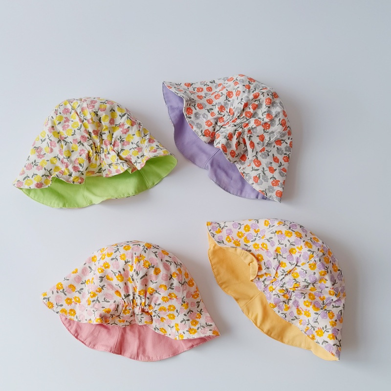 MUP 156 : Mũ vành hoa nhí cực xinh cho bé 44-50cm