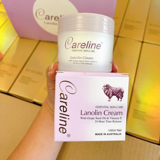 Kem Mỡ Cừu Careline Lanolin Cream Úc 100ml