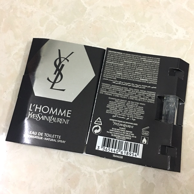 Vial nước hoa YSL L'Homme
