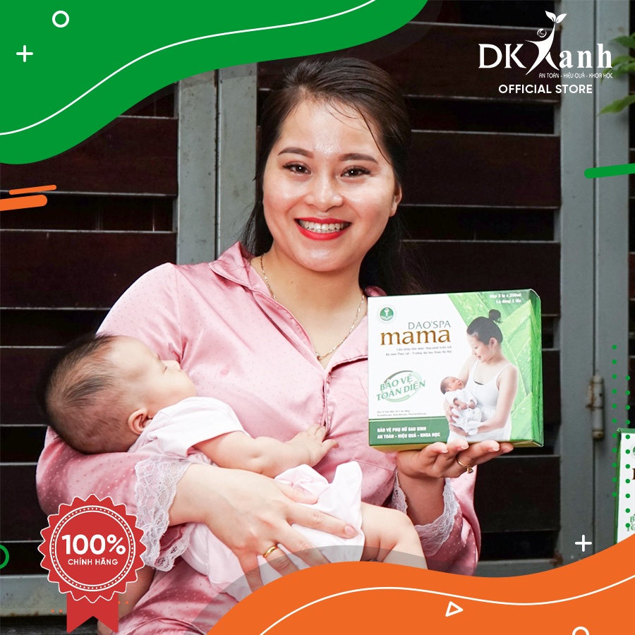 [HÀNG CHUẨN - DATE MỚI NHẤT ] Nước thảo dược xông tắm gội cho bà đẻ Dao'spa mama chính gốc Dao Đỏ  - DK Pharma