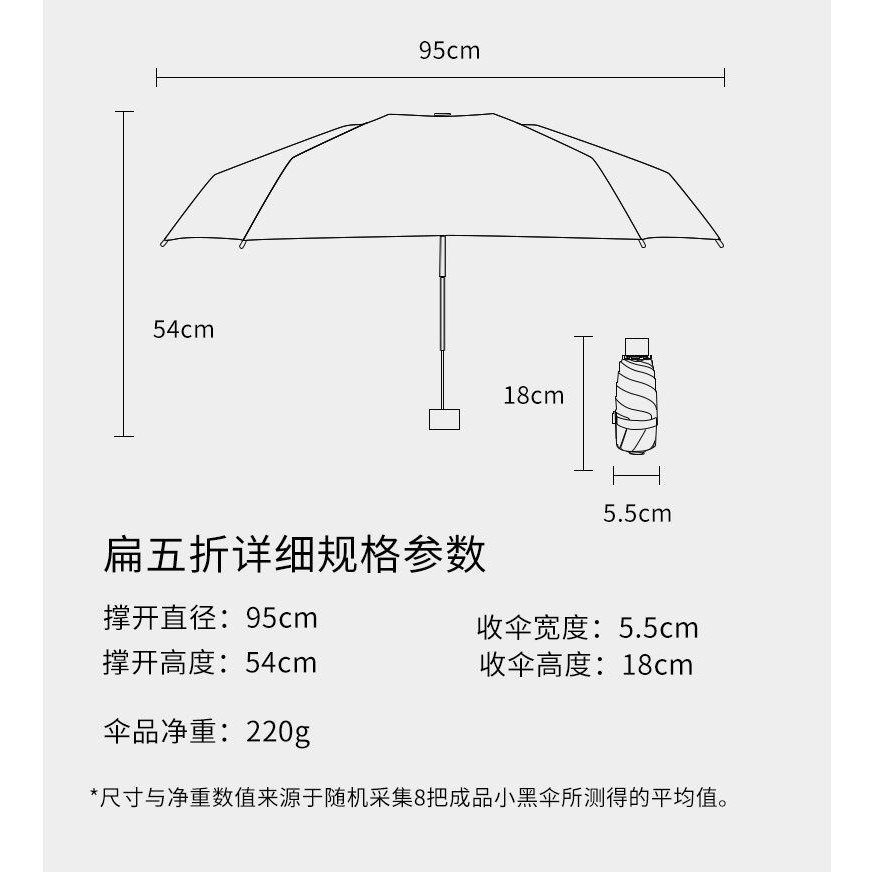 Dù Mini Bỏ Túi 427 Ting