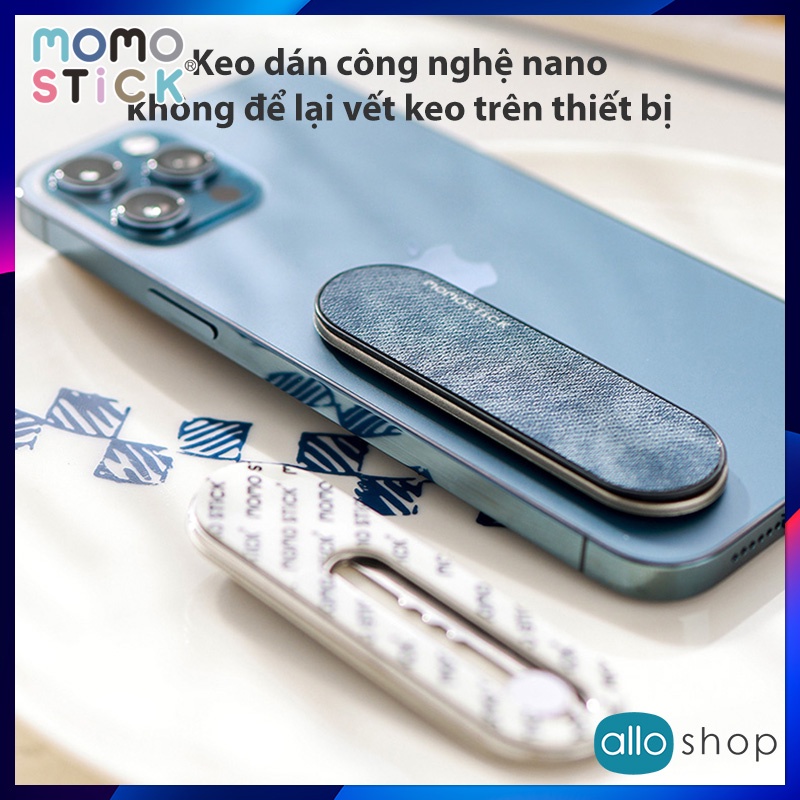 Giá Đỡ Nhẫn Điện Thoại MomoStick iPhone Series, Smart Finger Grip 3 in 1 Đa Năng, Dùng Cho Tất Cả Điện Thoại