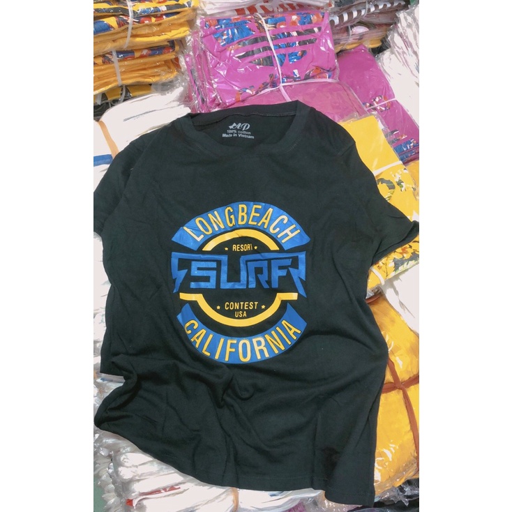 Áo thun nữ thun cotton in logo cách điệu siêu hot freesize