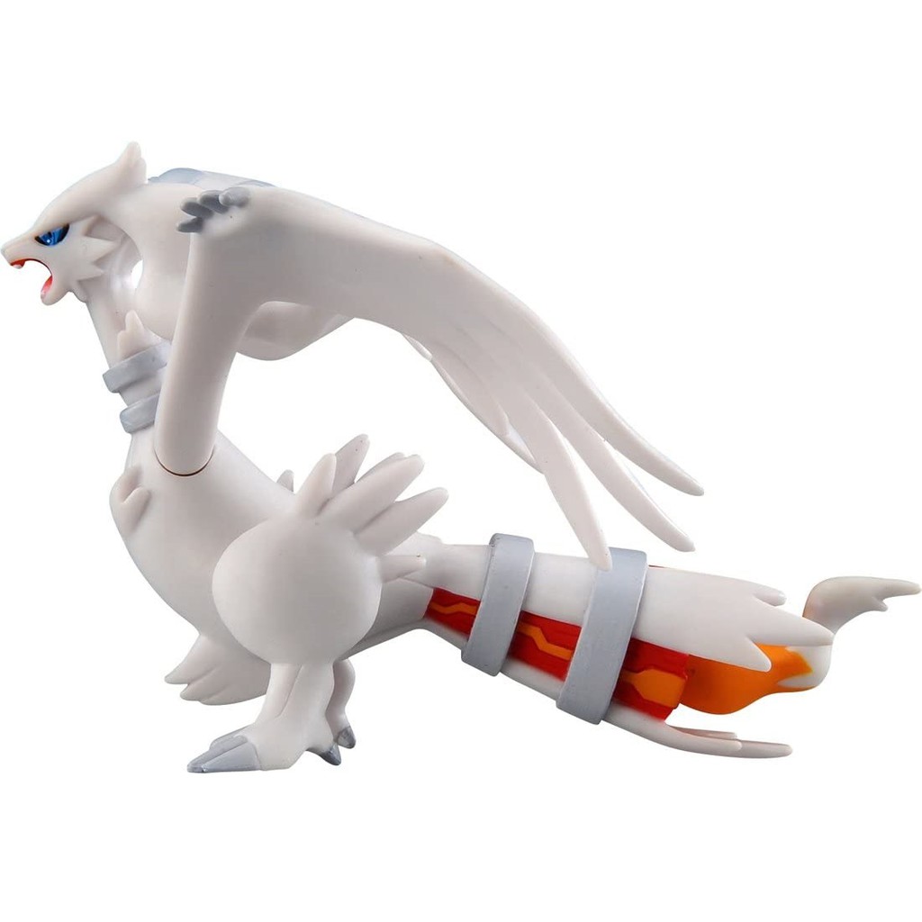 Mô hình Pokemon Reshiram đuôi lửa Overdrive của Takara TOMY Nhật Bản (Hiếm) - Hyper Size - Pokemon Figure Moncolle