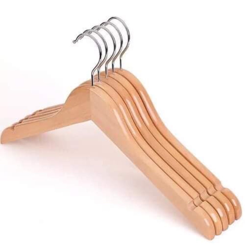 (THANH LÝ) Móc gỗ hàng treo shop có thanh ngang