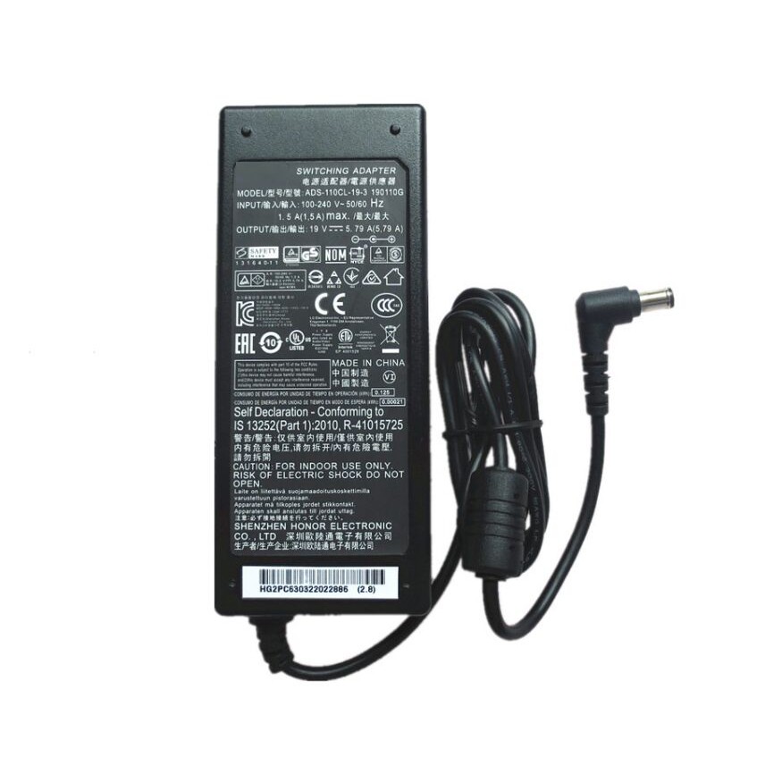 Cục Sạc 19v 5.79a 110w Ac Cho Lg Ads-110cl-19-3 190110g 190110g Eay63032204 Pf1000ua 32gk850g-b 32gk 850gk 34gu89