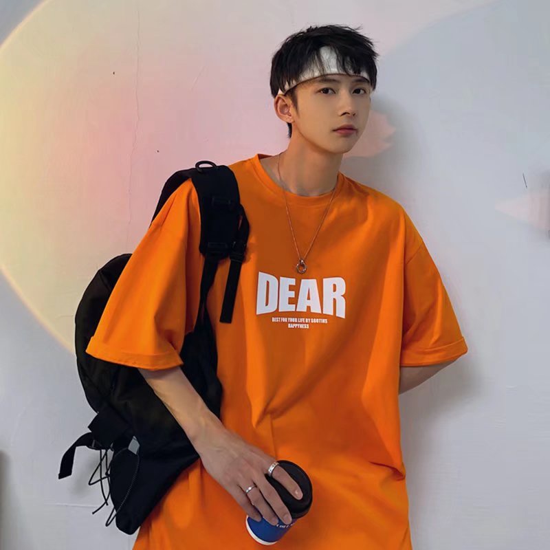 Áo Thun Tay Ngắn In Chữ M-8XL Thời Trang Cho Nam