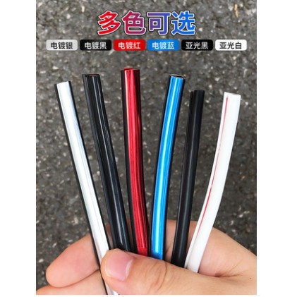5m dây cao su viền bảo vệ cửa xe hơi nhiều màu tùy chọn