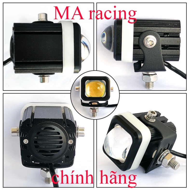 Đèn Trợ Sáng Mini Bi Cầu 2 Màu MA Racing Chính Hãng 31W