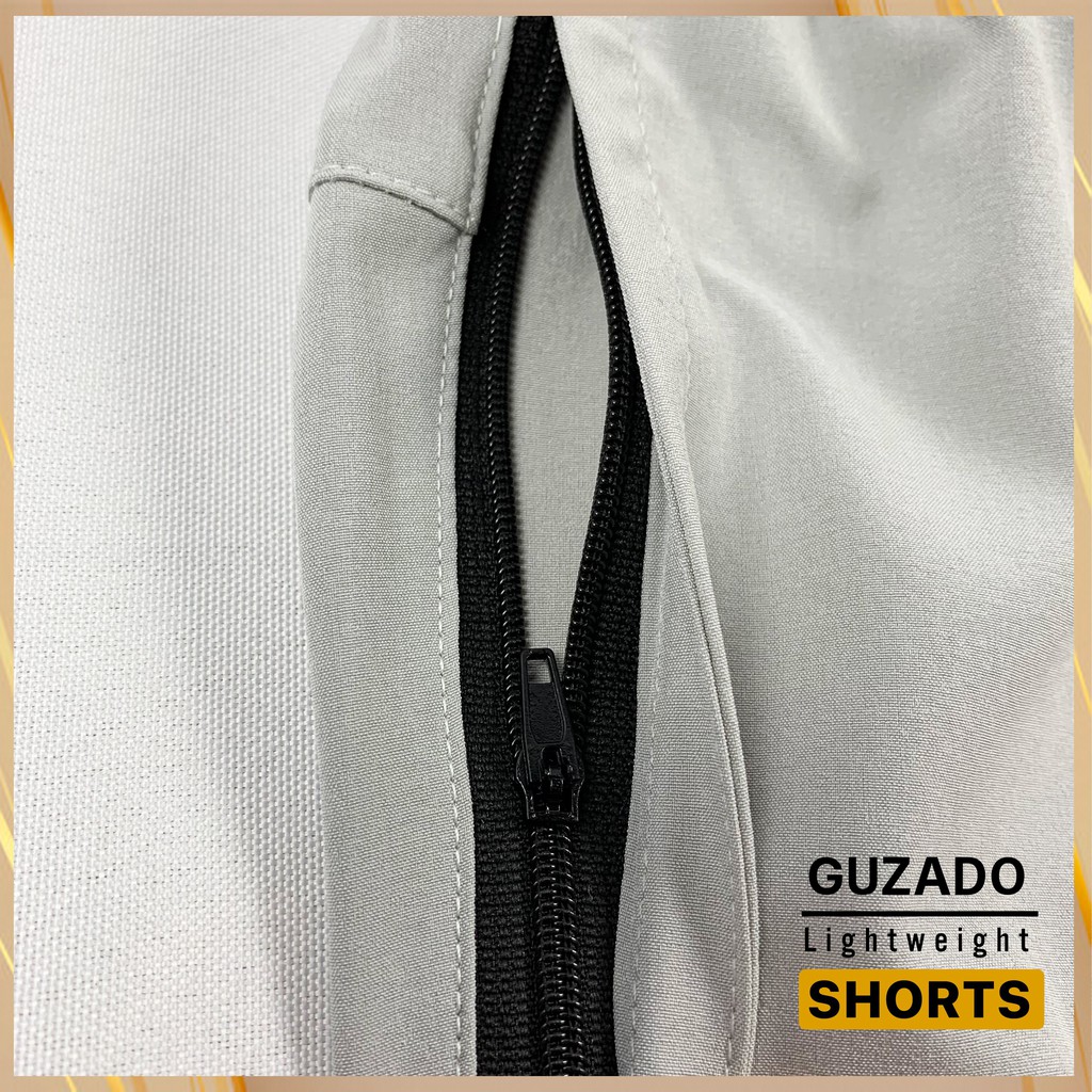 Quần sooc thể thao GUZADO, kiểu dáng Basic dễ phối đồ (5 Màu Cơ Bản), Co Giãn 4 Chiều, Vận Động Thoải Mái GSR01 | BigBuy360 - bigbuy360.vn