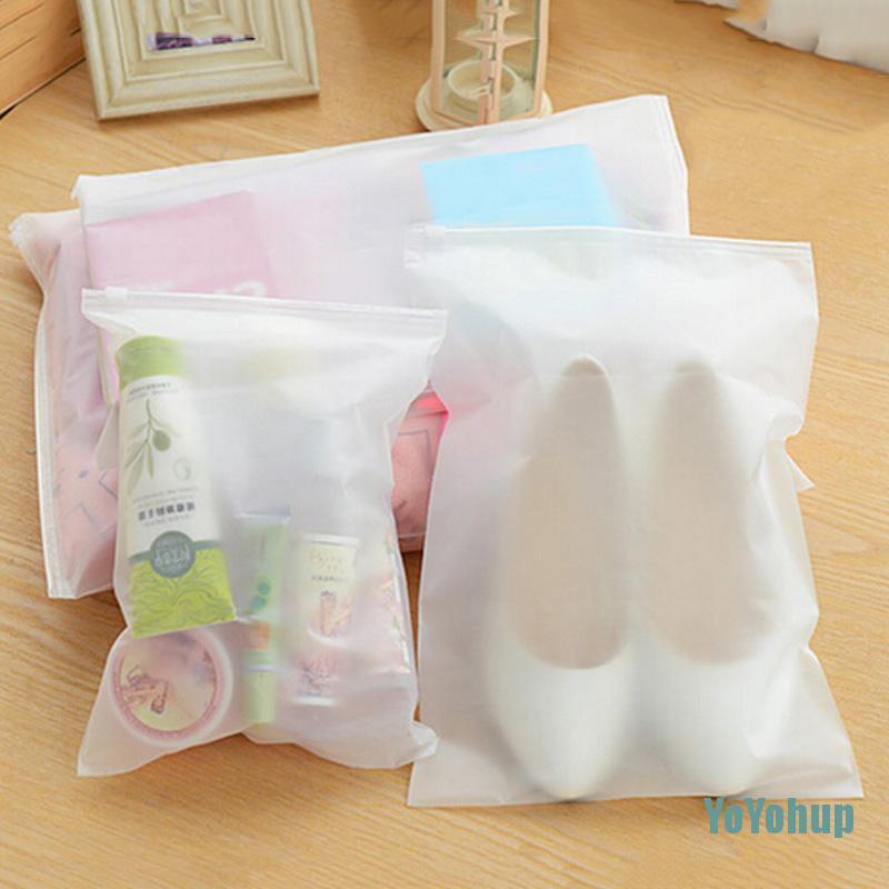 Set 3 Túi Đựng Đồ Lót / Vớ Chống Thấm Nước Có Khóa Kéo Tiện Dụng Mang Theo Du Lịch
