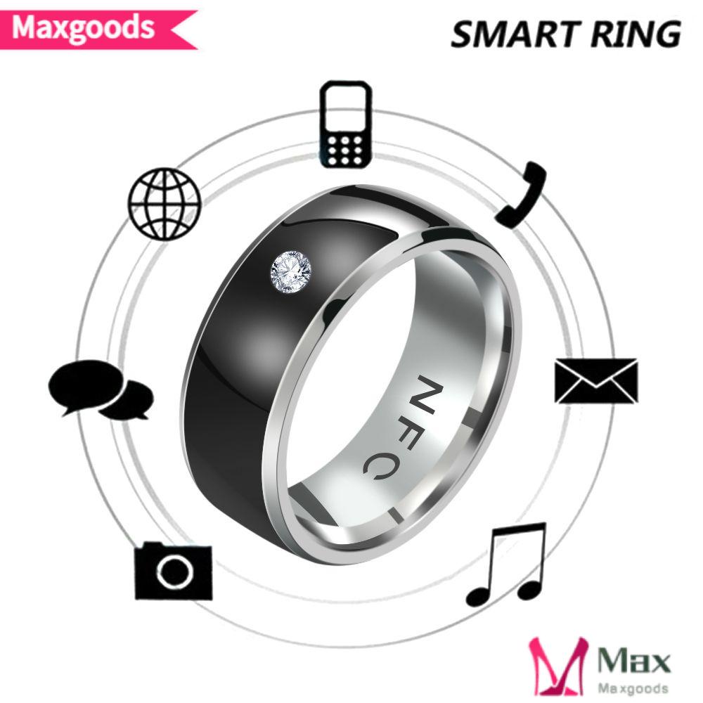 Nhẫn Đeo Tay Thông Minh Họa Tiết Rồng NFC Chống Nước Đa Chức Năng