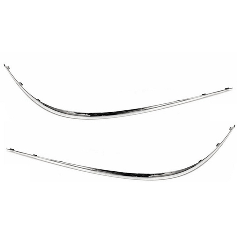 1 Cặp Viền Cản Trước Mạ Crom Cho Xe Mercedes W211 E320 E350 E550 E63 AMG 2118852321 2118852421