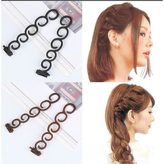 Bộ 2 Dụng Cụ Tết Tóc Mái Lệch
